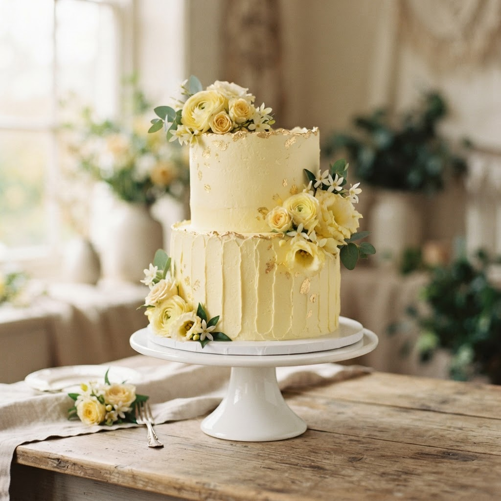Lemon Sunshine celebration cake